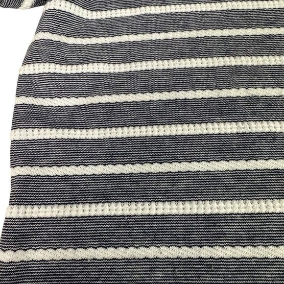 STS Sail to Sable Short Sleeve Navy White Dress Striped Size Large - Picture 4 of 7